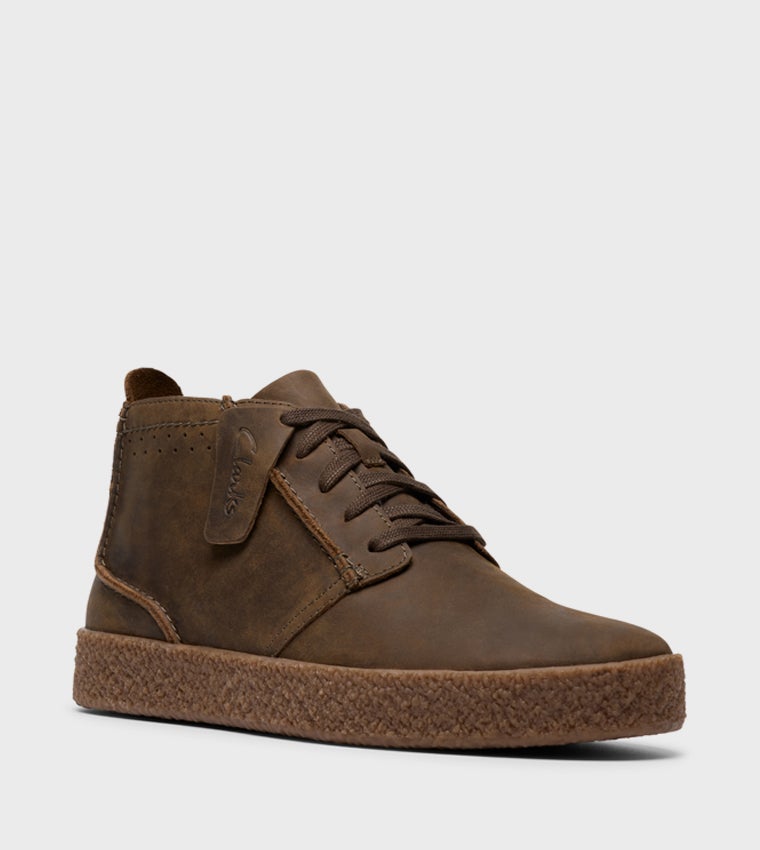 clarks Streethill Mid Khaki Nubuck - Image 4